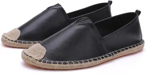 MILDSEVEN Men's Traditional Chinese Casual Canvas, Handmade Classical Soft Loafers, Breathable Pull On Casual Shoes