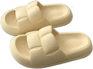 MOLERFO Pillow Slides for Women and Men | Shower Slippers Bathroom Sandals | Extremely Comfy | Cushioned Thick Sole
