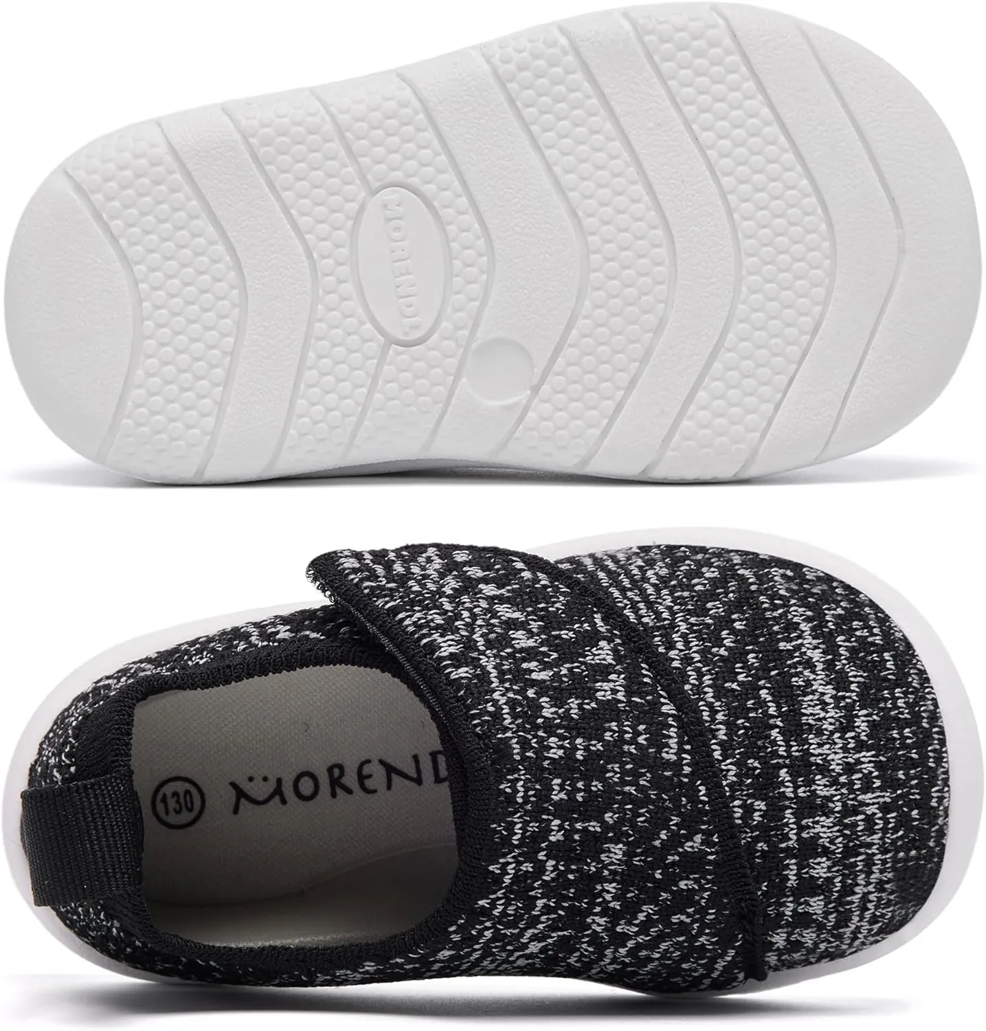 MORENDL Baby Sneakers Boys Girls First Walkers Shoes Lightweight Mesh Breathable Non-Slip Infant Shoes
