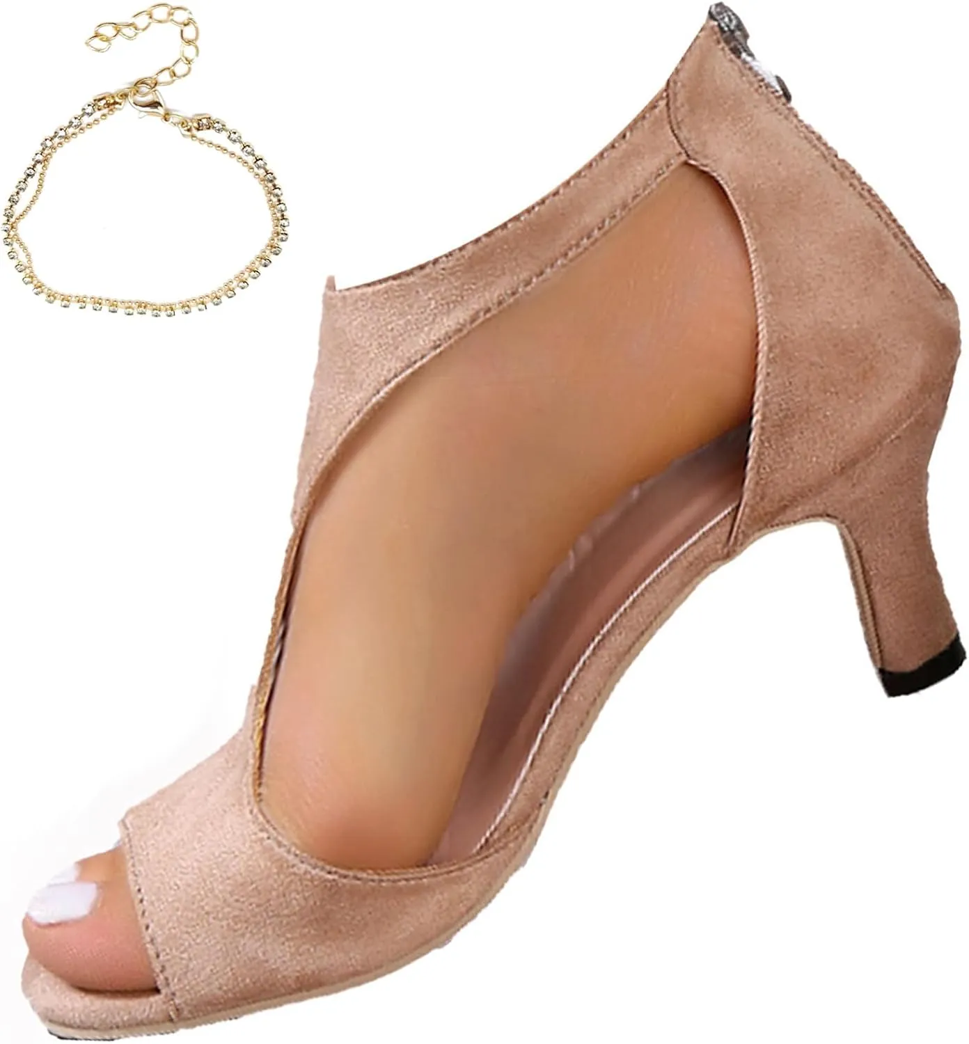 Nevriz Orthopedic High Heels, Dress Shoes for Women 2024, Heels Orthopedic High Heels, Open Toe Sandals Casual Pumps Beach Boho Sandals Outdoor Shoes