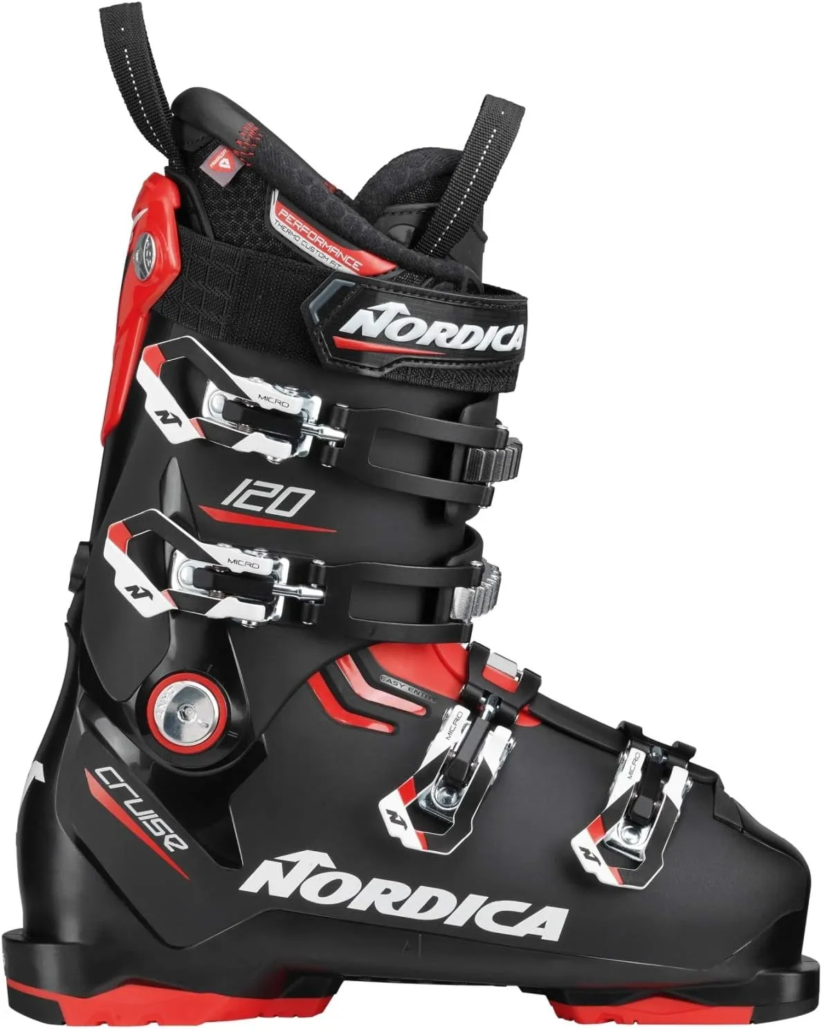 NORDICA Men Cruise 120 Boots, Color: Black/Red/White