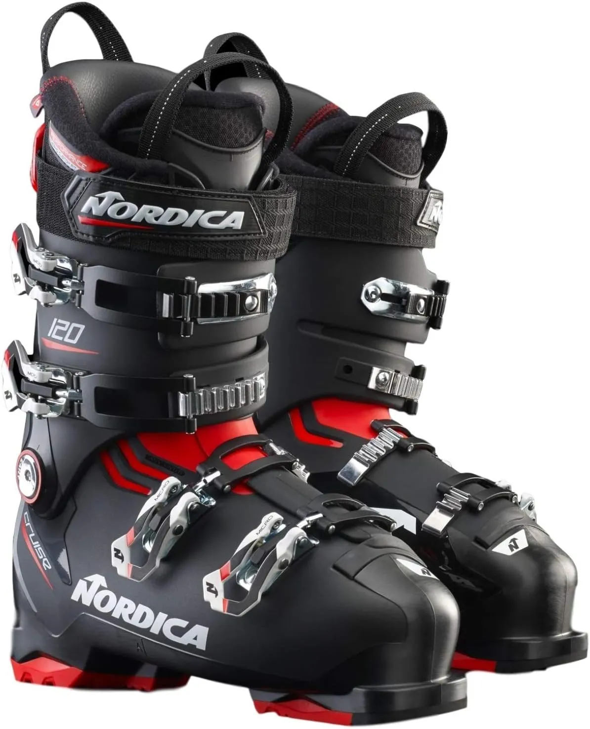 NORDICA Men Cruise 120 Boots, Color: Black/Red/White