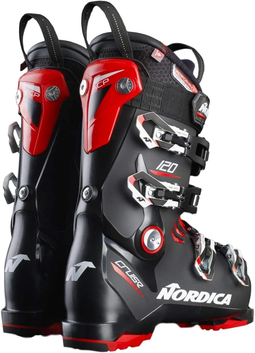 NORDICA Men Cruise 120 Boots, Color: Black/Red/White