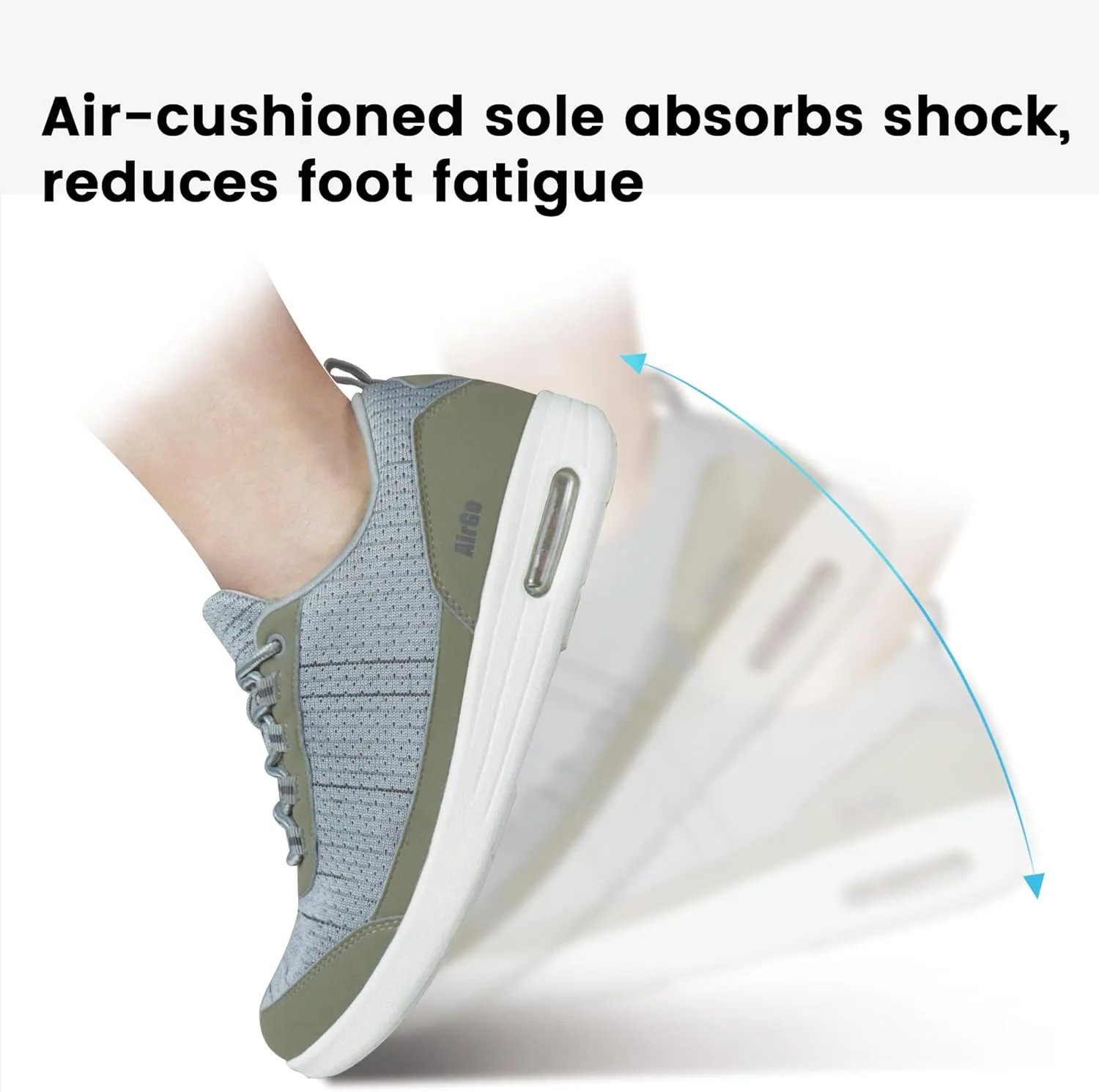 Orthopedic Running Tennis Spring Walking Sneakers Lightweight Comfortable Air Cushion Wide Fit Comfort Size 6.5-13