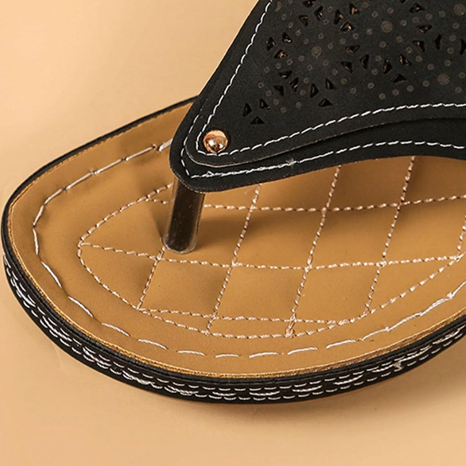 Orthopedic Sandals for Women Breathable Mesh Sports Sandals With Non-Slip Sole Women’s Thick-Soled Wedge Heel Slippers