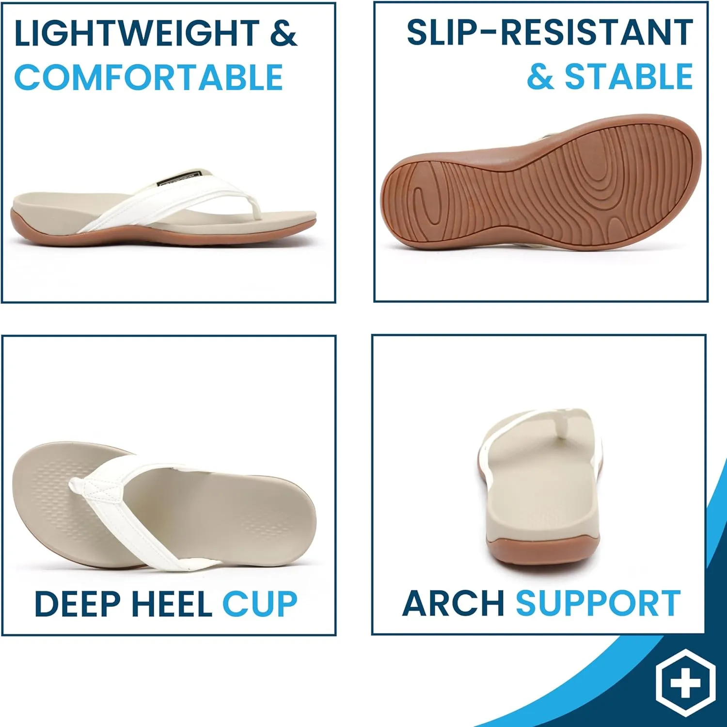 Orthotic Women's Sandals, Plantar Fasciitis Walking Sandals with Arch Support for Women