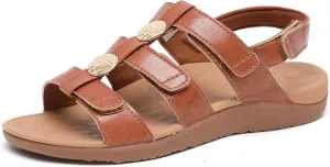 Orthotic Women's Sandals, Plantar Fasciitis Walking Sandals with Arch Support for Women
