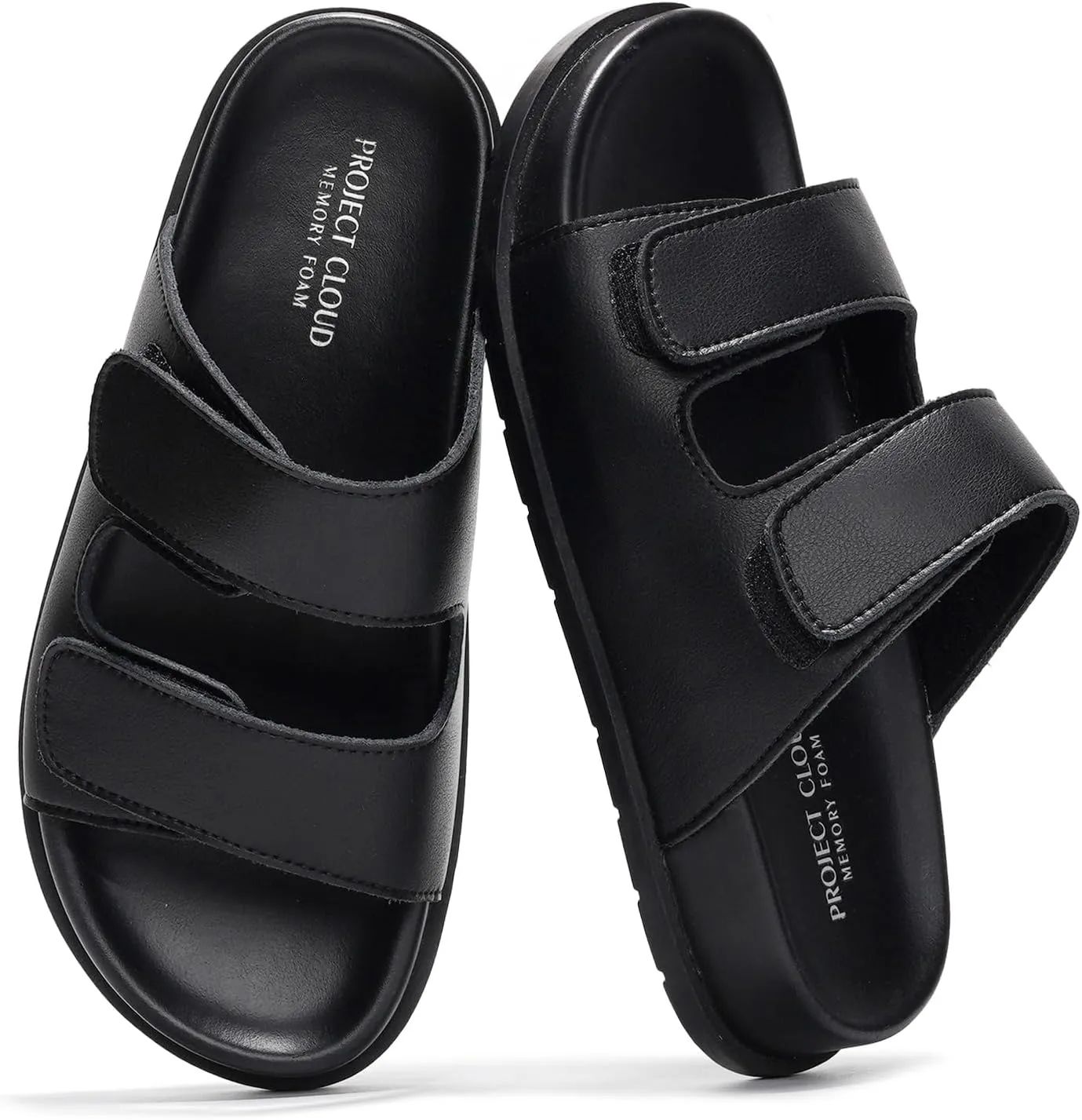 Project Cloud Platform Sandals Women Footwear - Comfortable Summer Slides Memory foam Insole with Adjustable Straps - Casual Wear Womens Sandals
