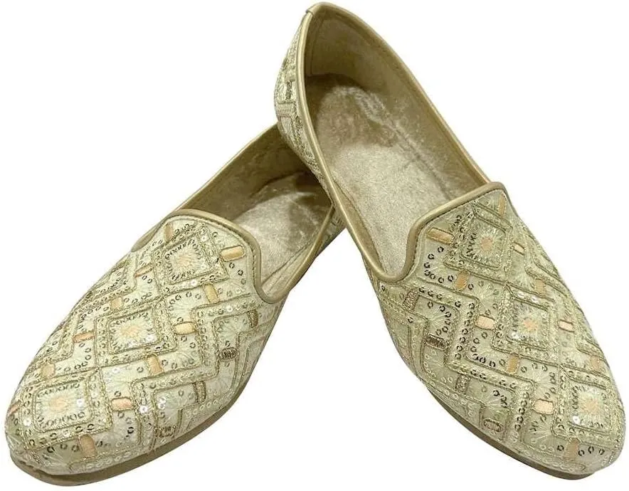 Punjabi Jutti for Mens Black Breathable Comfort Loafers Indian Shoes Sherwani Shoes