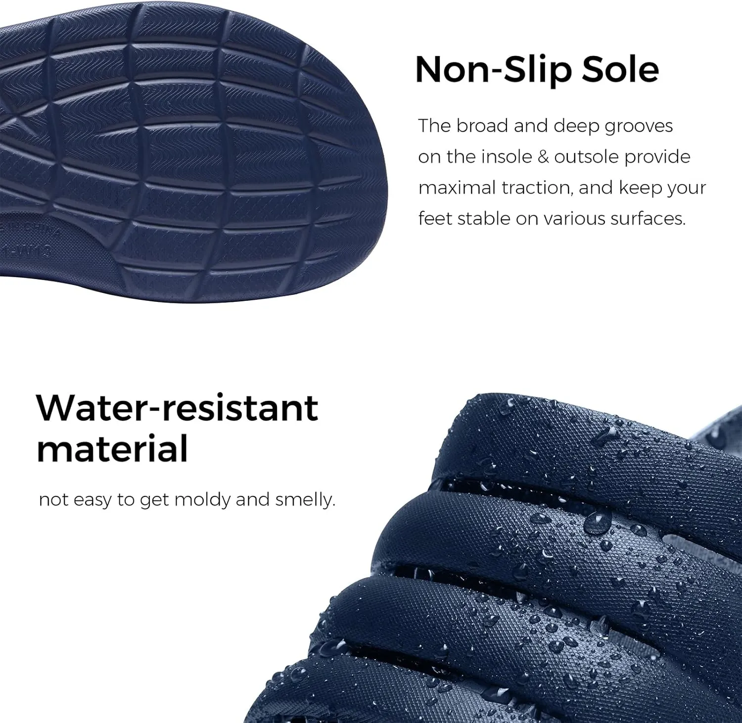 Recovery Sandals for Men and Women Orthotic Plantar Fasciitis Sandals with Arch Support Unisex Thick Slides with Cushion
