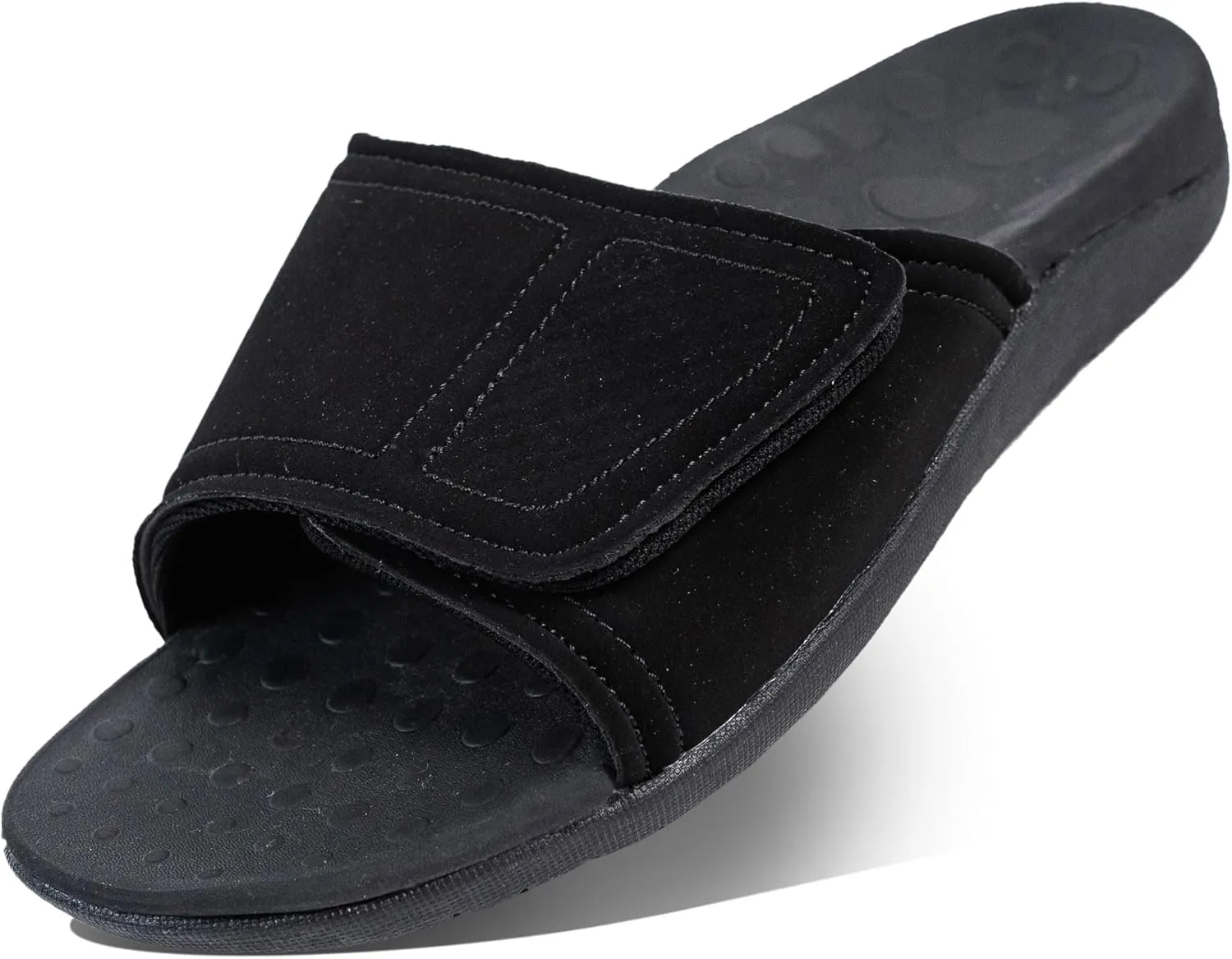 RX Unisex Slide & Flip-Flop Sandals -Orthotic Recovery Sandal with Comfortable Arch Support and Adjustable Strap for Foot and Leg Pain Relief, for Men and Women
