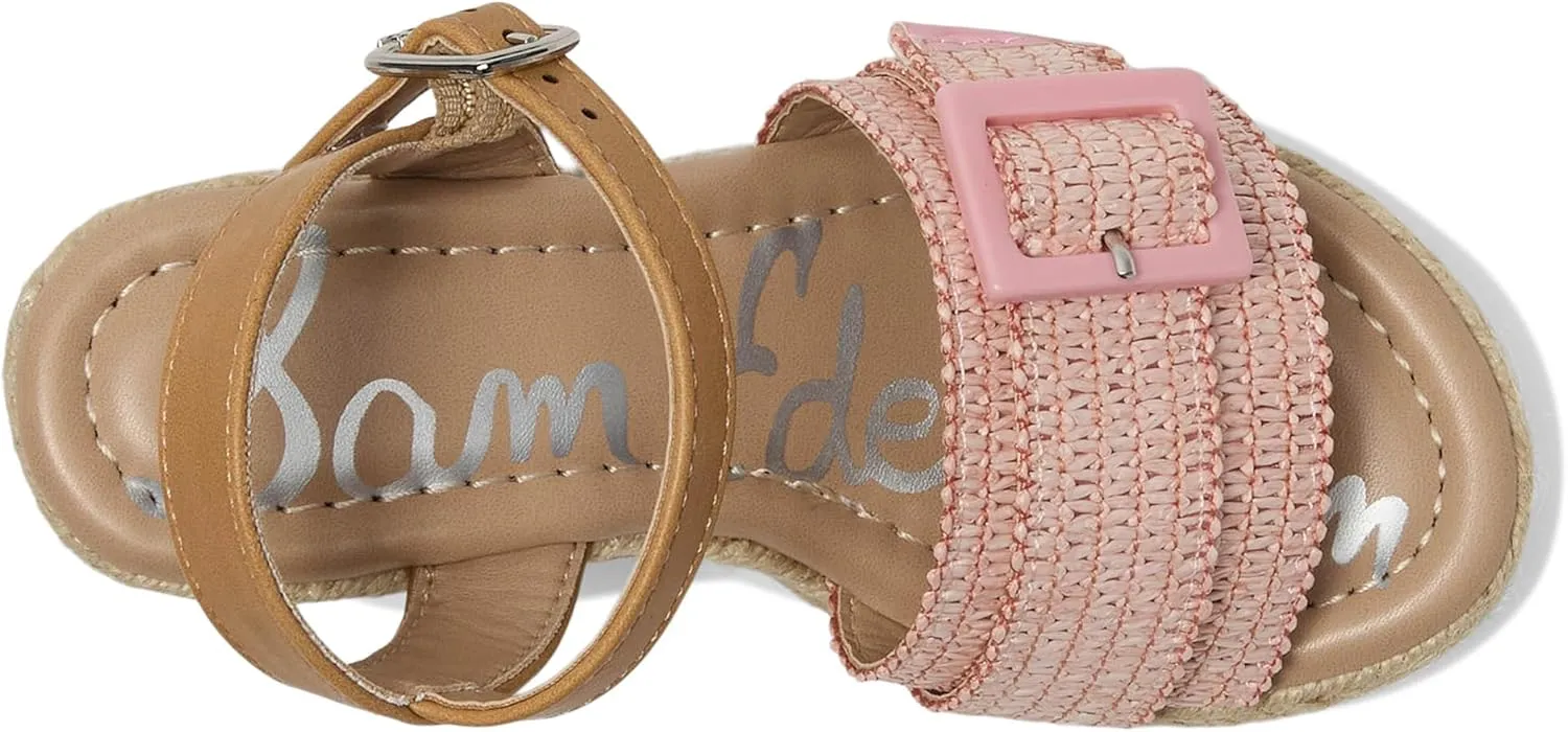 Sam Edelman Girl's Lucia Buckle (Little Big Kid) Espadrille Wedge Sandal