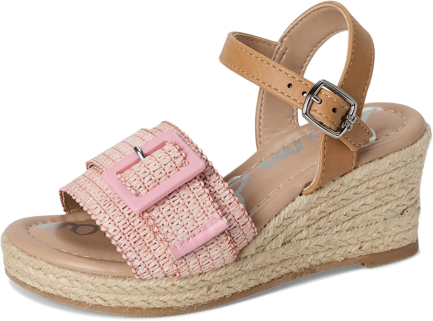 Sam Edelman Girl's Lucia Buckle (Little Big Kid) Espadrille Wedge Sandal