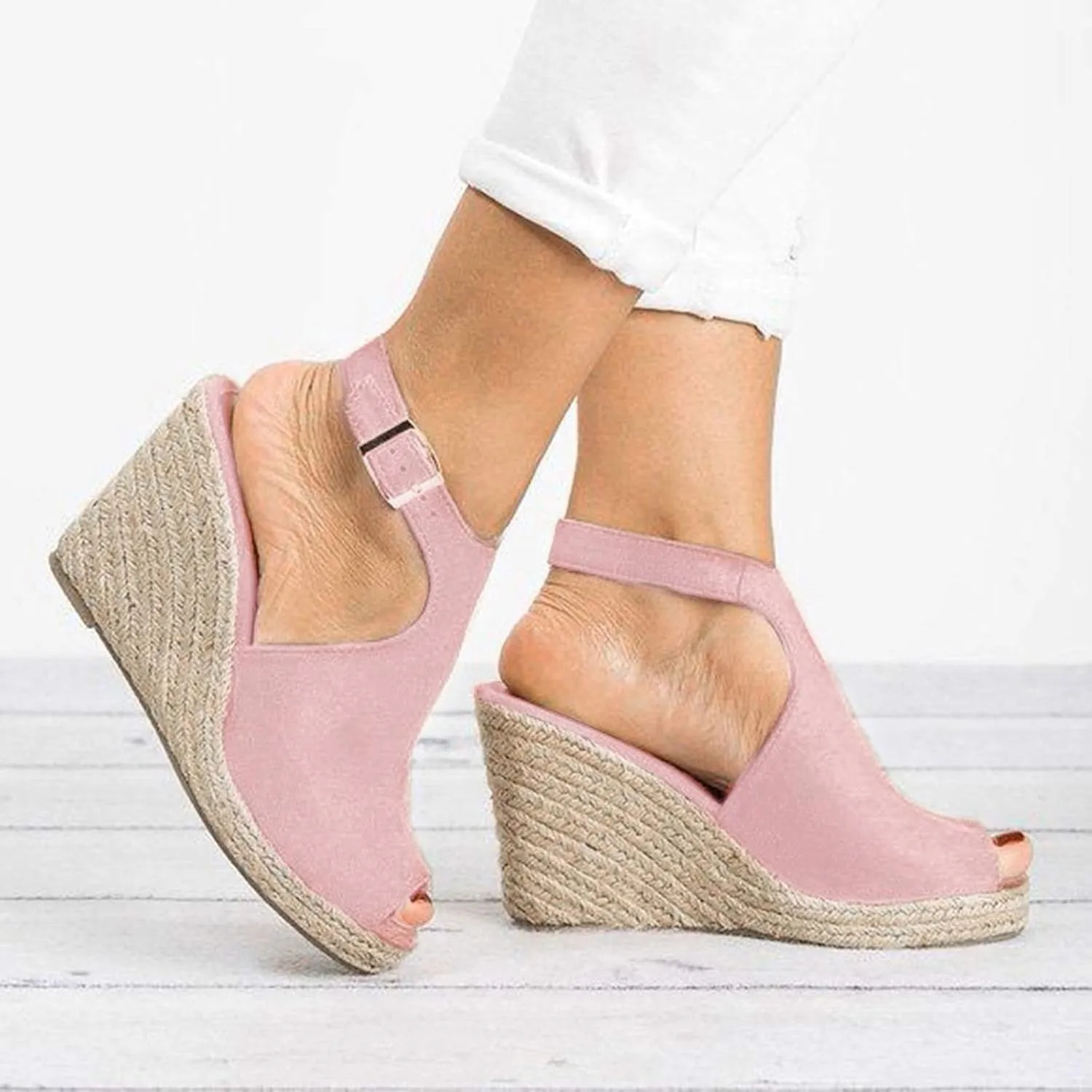 Sandals Women Fashion, Womens Sandals Sexy Hollow Floral Lace Chunky High Heels Peep Toe Platform Boots