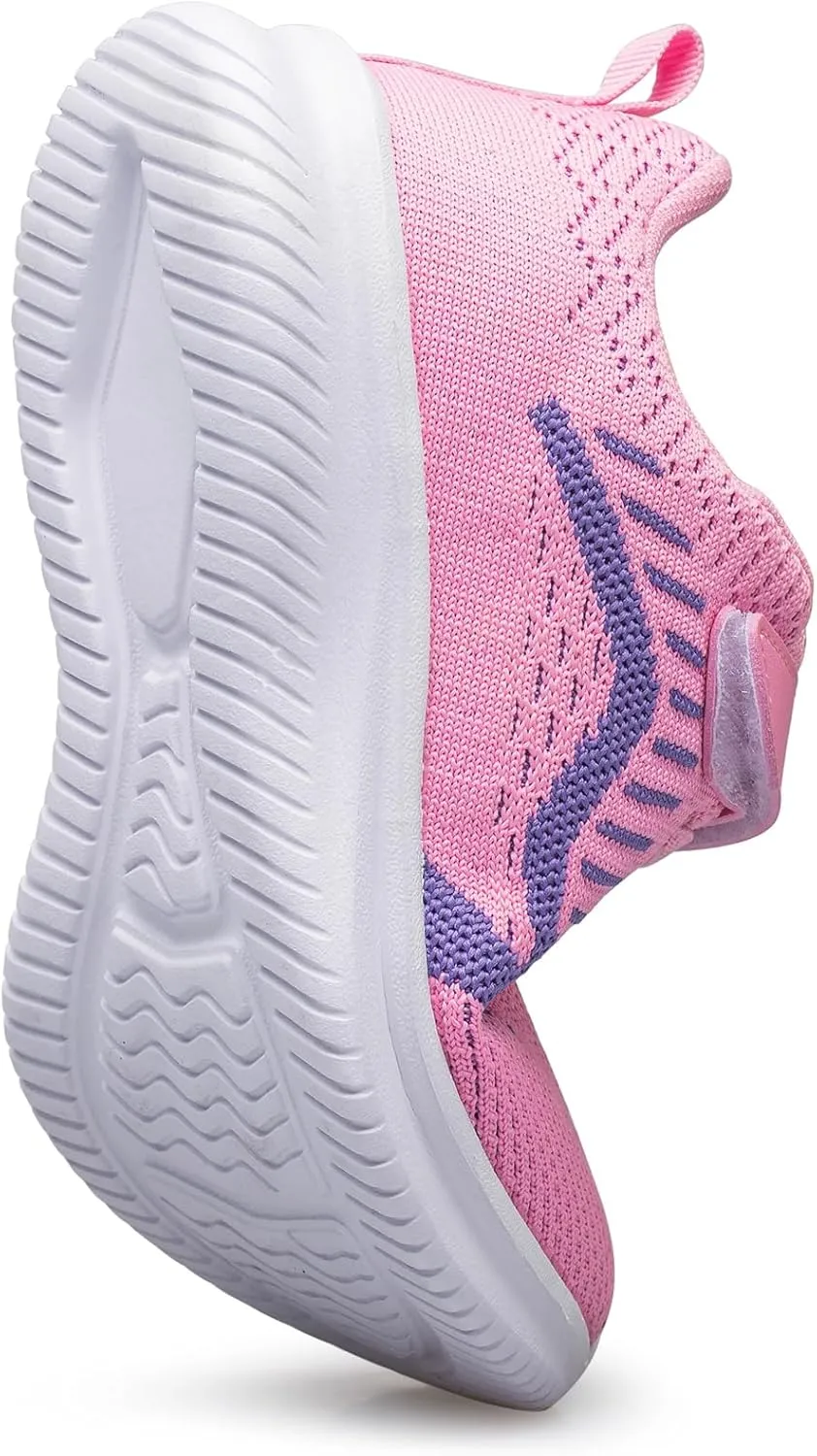 SILLENORTH Boys Girls Sneakers Slip on Lightweight Breathable Kids Running Walking Shoes for Toddler/Little Kid/Big Kid