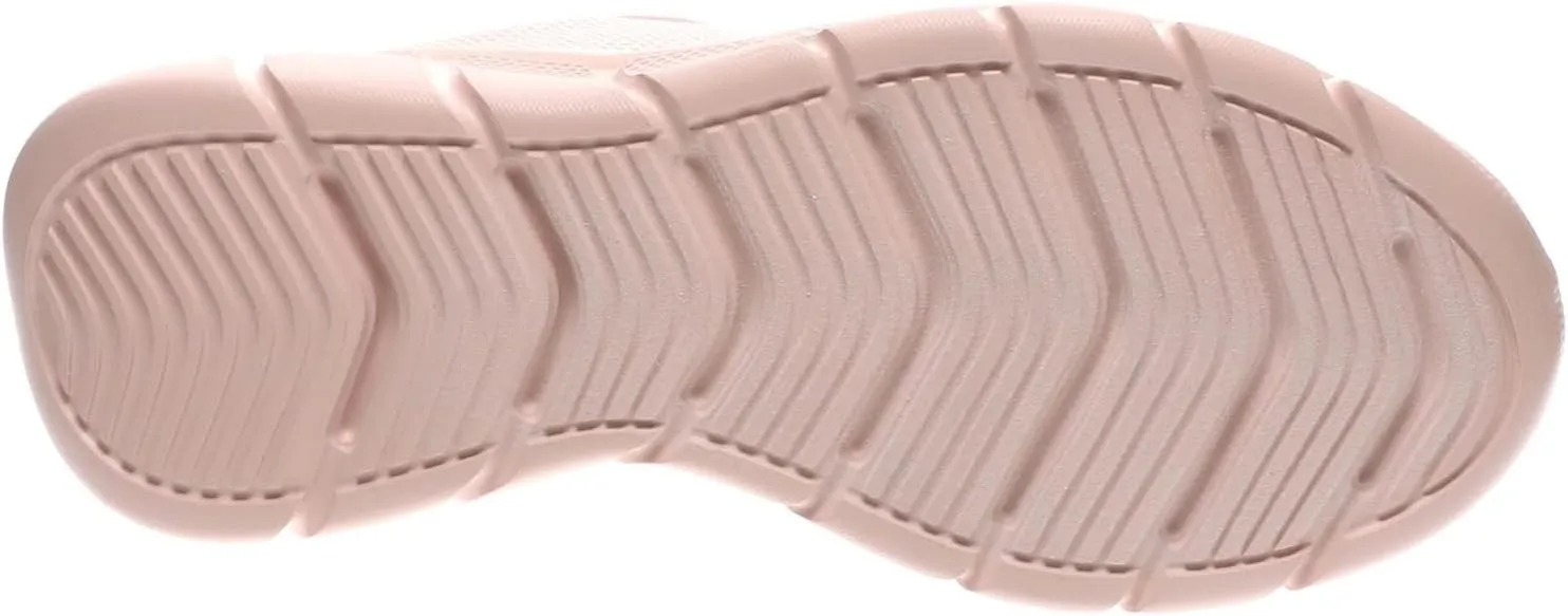 Skechers Women's BOBS Sport Sneakers-Visionary Essence Two Tone Knit Lace Up Machine Washable Vegan Shoes