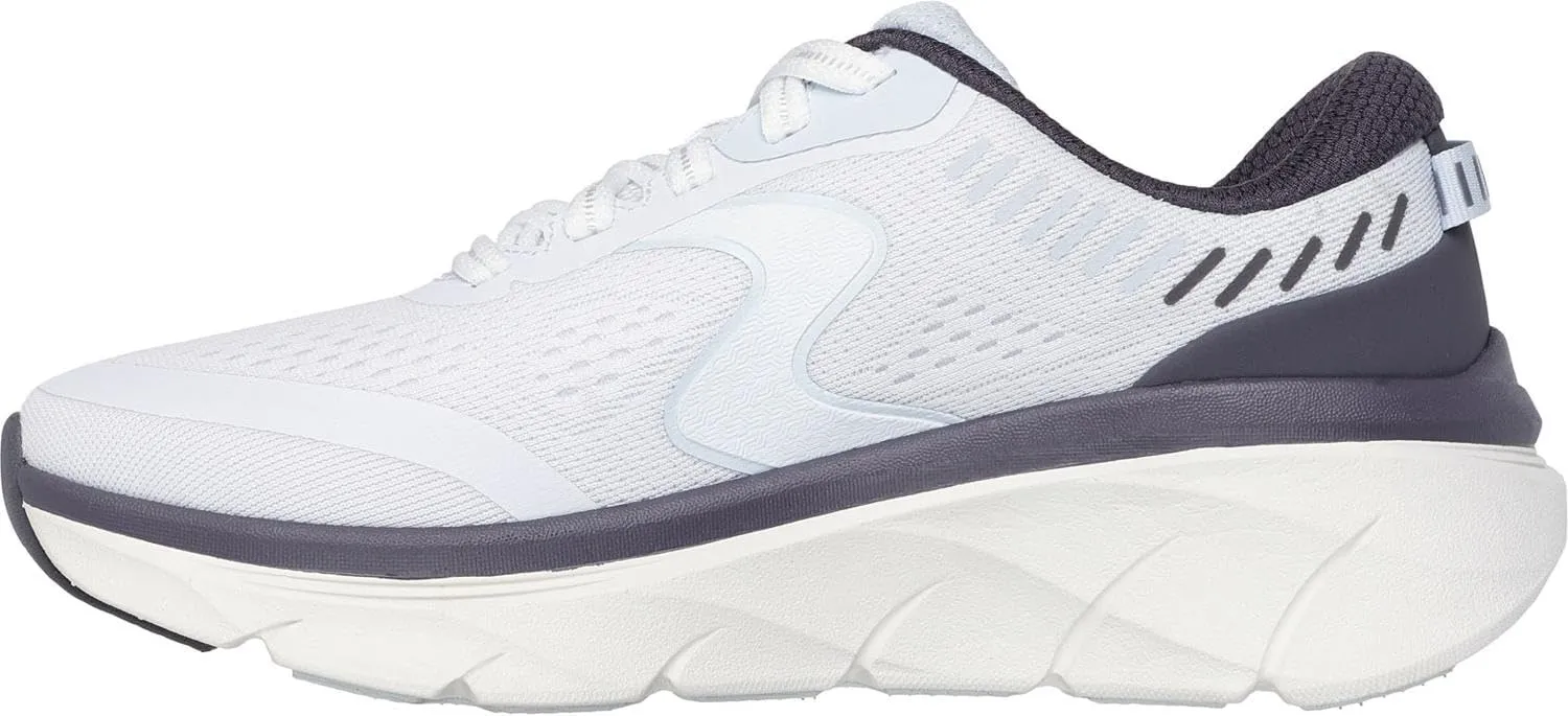 Skechers - Womens D'Lux Walker 2.0 - Active Pace Sneakers, Color White/Multi, Size: 9 M US