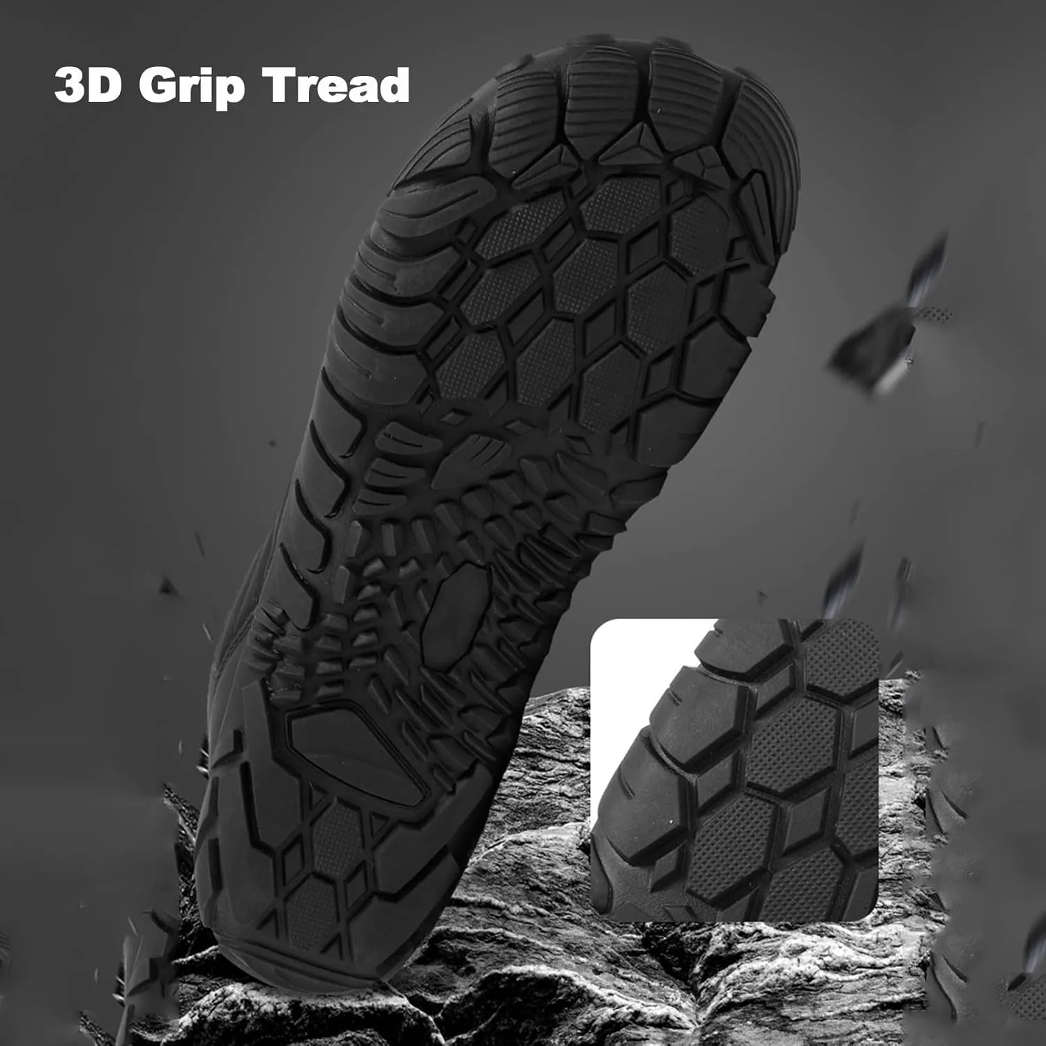Snow Boots for Mens Womens Non-Slip Waterproof Cold-Proof Outdoor Hiking Sneakers Winter Warm Cotton Shoes