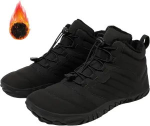Snow Boots for Mens Womens Non-Slip Waterproof Cold-Proof Outdoor Hiking Sneakers Winter Warm Cotton Shoes