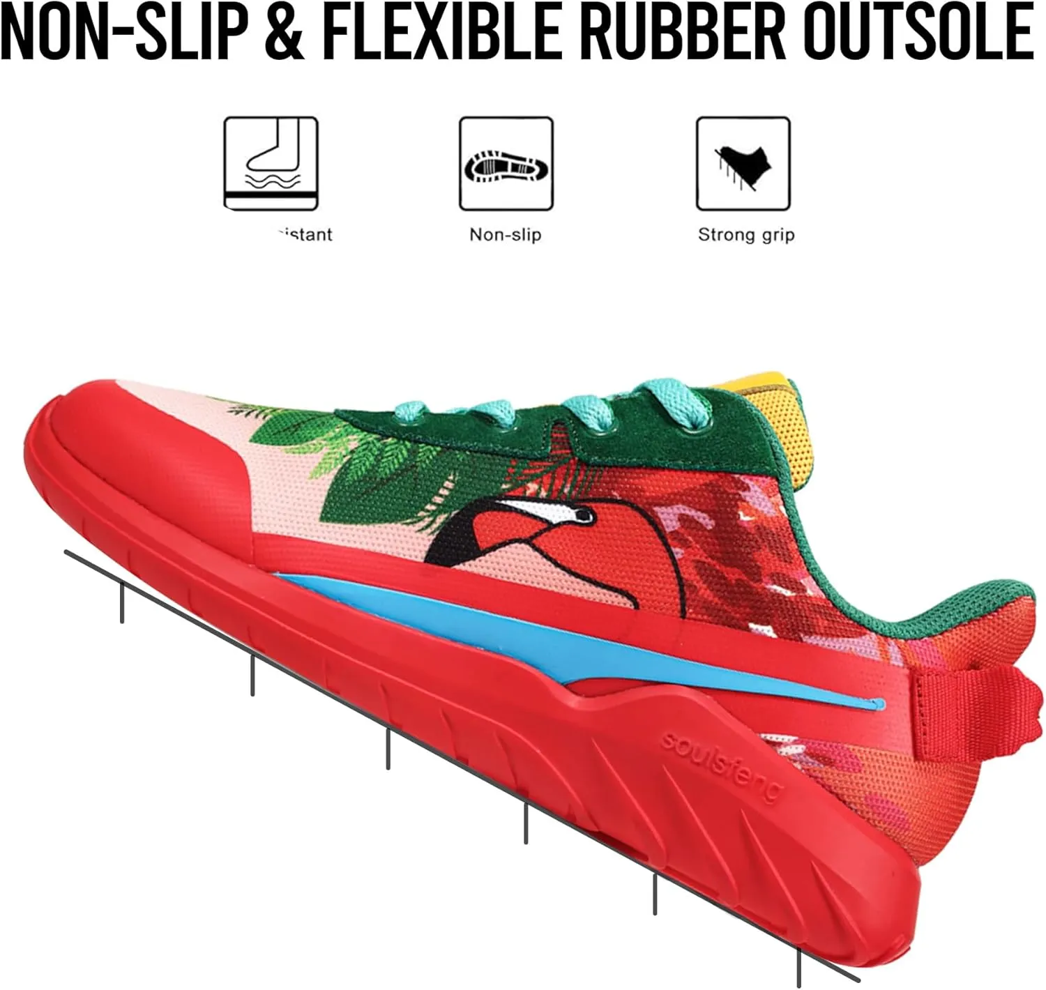 Soulsfeng Mens Running Shoes Lightweight Fashion Stylish Sports Workout Gym Tennis Walking Sneakers Size US 5.5-15