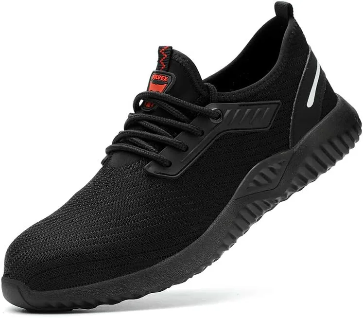 Steel Toe Shoes for Men Women Safety Shoes Work Sneakers Breathable Lightweight Industrial & Construction Shoe