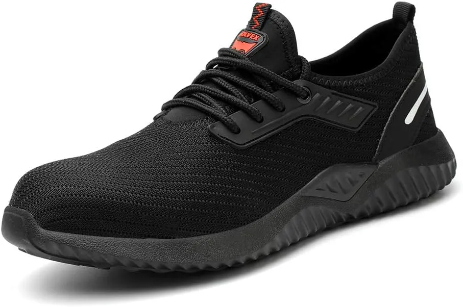 Steel Toe Shoes for Men Women Safety Shoes Work Sneakers Breathable Lightweight Industrial & Construction Shoe