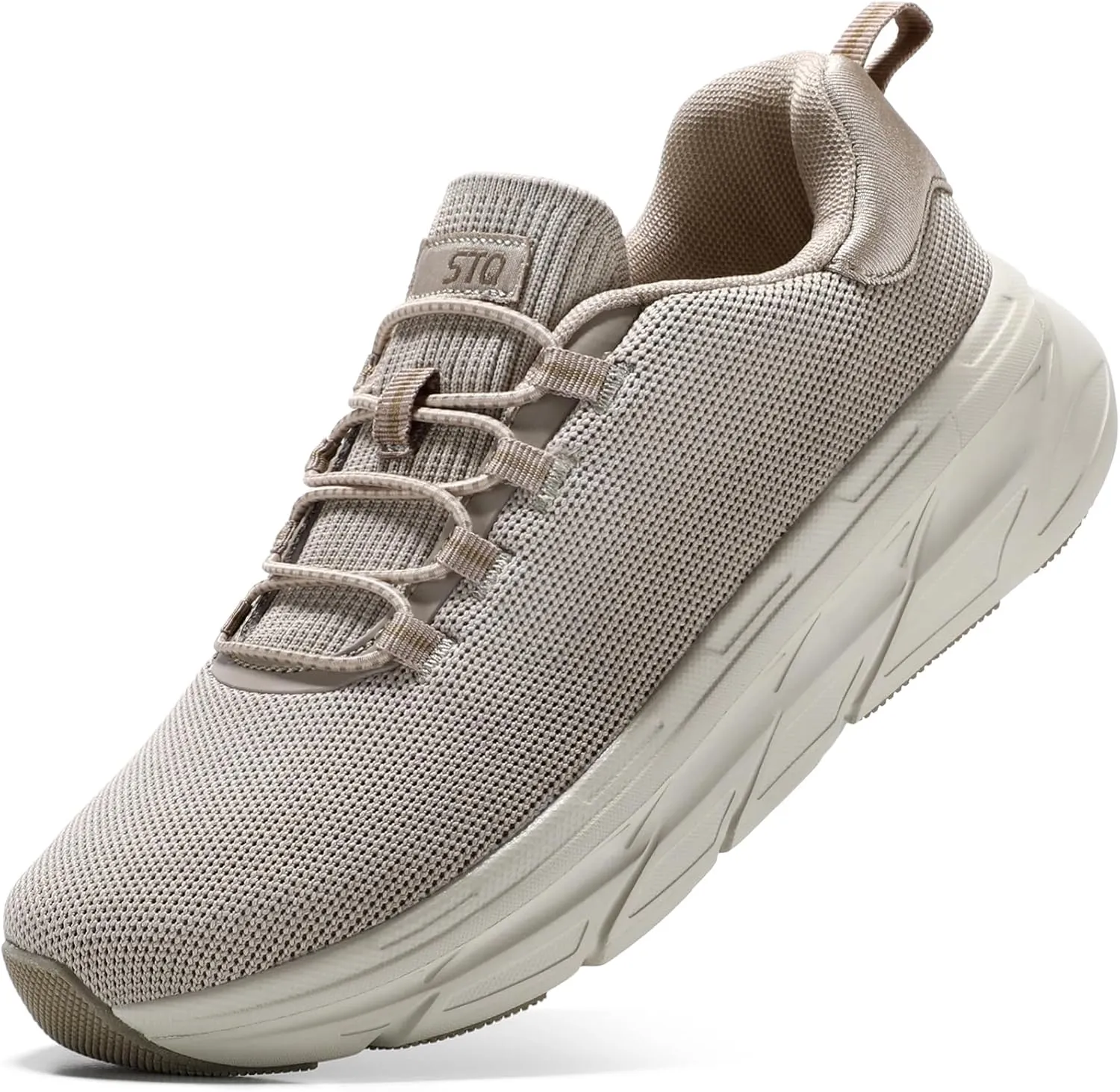 STQ Slip on Sneakers Women Orthopedic Walking Shoes for Plantar Fasciitis Relief