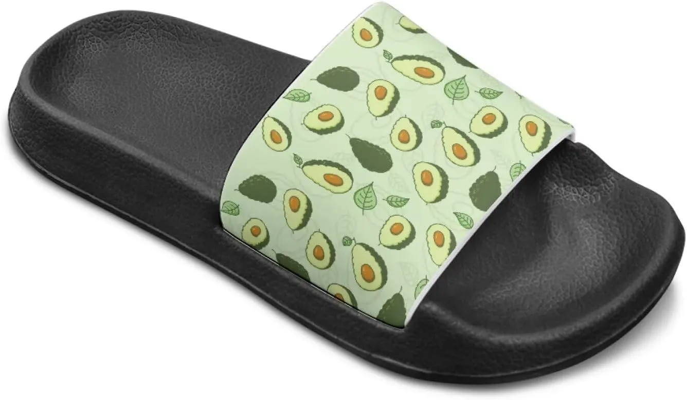 Toddler Slide Sandals Lightweight Slippers Slip Resistant Footwear Cushioned Thick Sole Beach Slides Pool Sandals