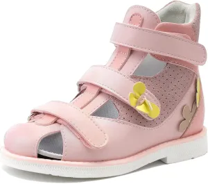 Toddlers Orthopedic Sandals with Arch Support,High-top Supportive Shoes