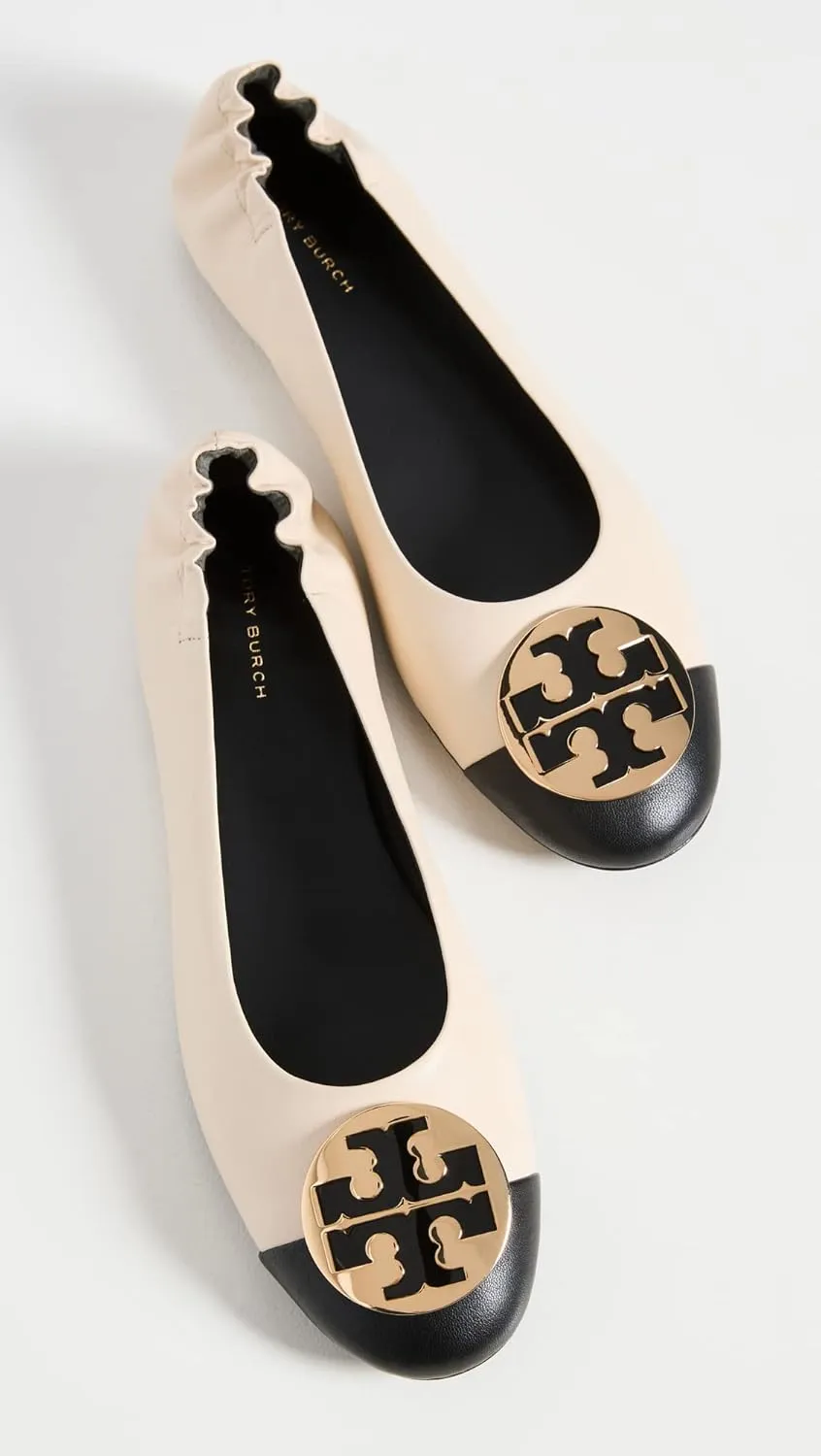 Tory Burch Women's Claire Cap Toe Ballet Flats