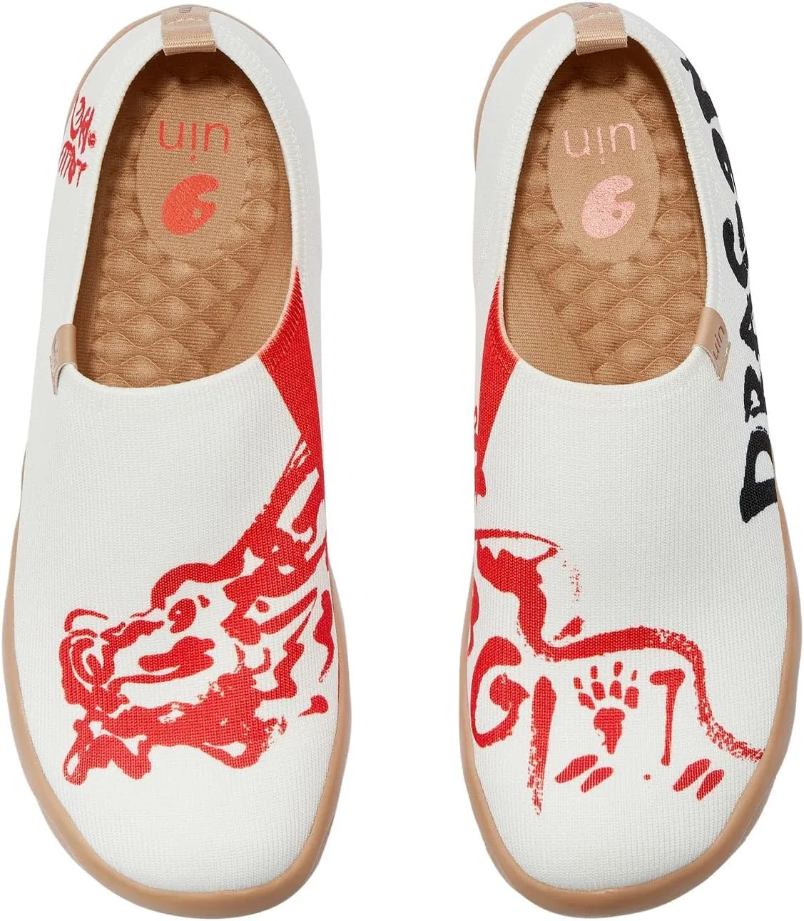 UIN Year of The Dragon Men's Travel Walking Shoes Slip On Casual Loafers 2024 Chinese Lunar New Year