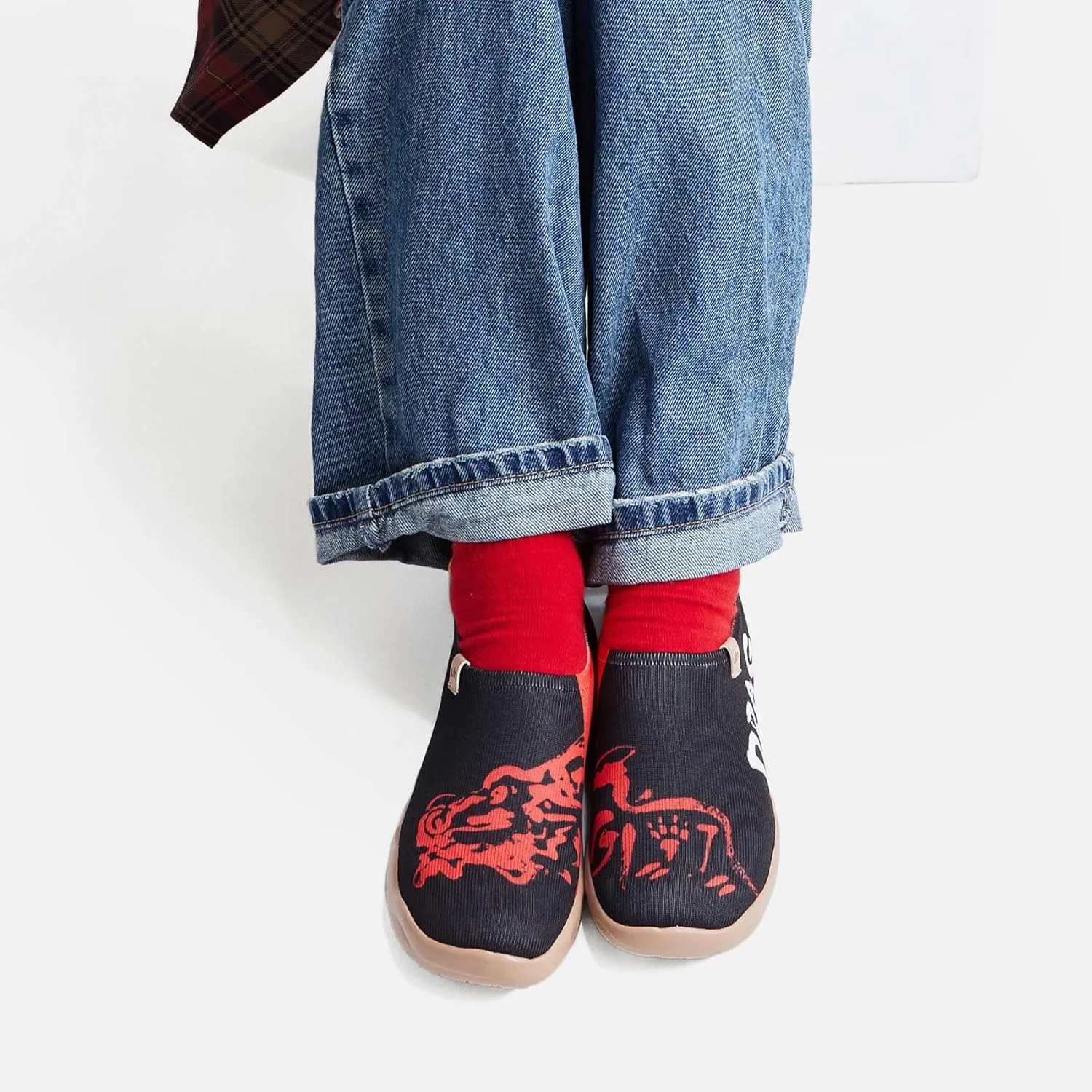 UIN Year of The Dragon Men's Travel Walking Shoes Slip On Casual Loafers 2024 Chinese Lunar New Year