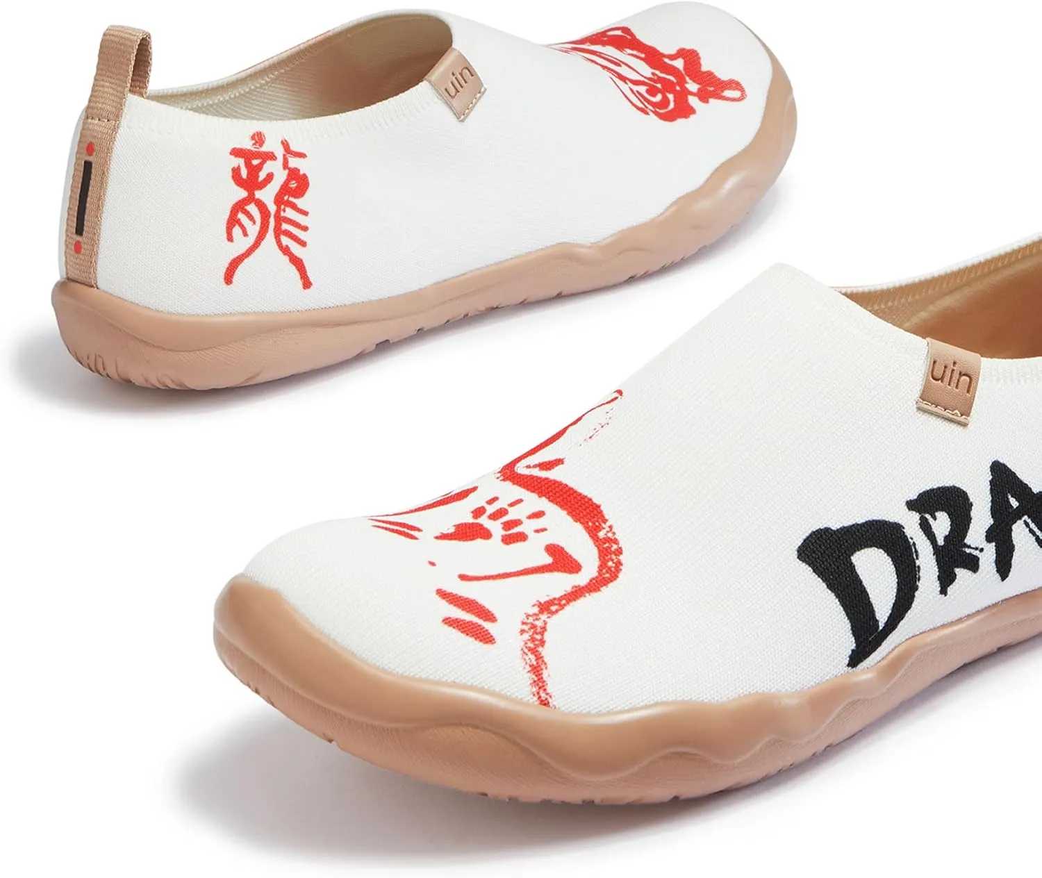 UIN Year of The Dragon Men's Travel Walking Shoes Slip On Casual Loafers 2024 Chinese Lunar New Year