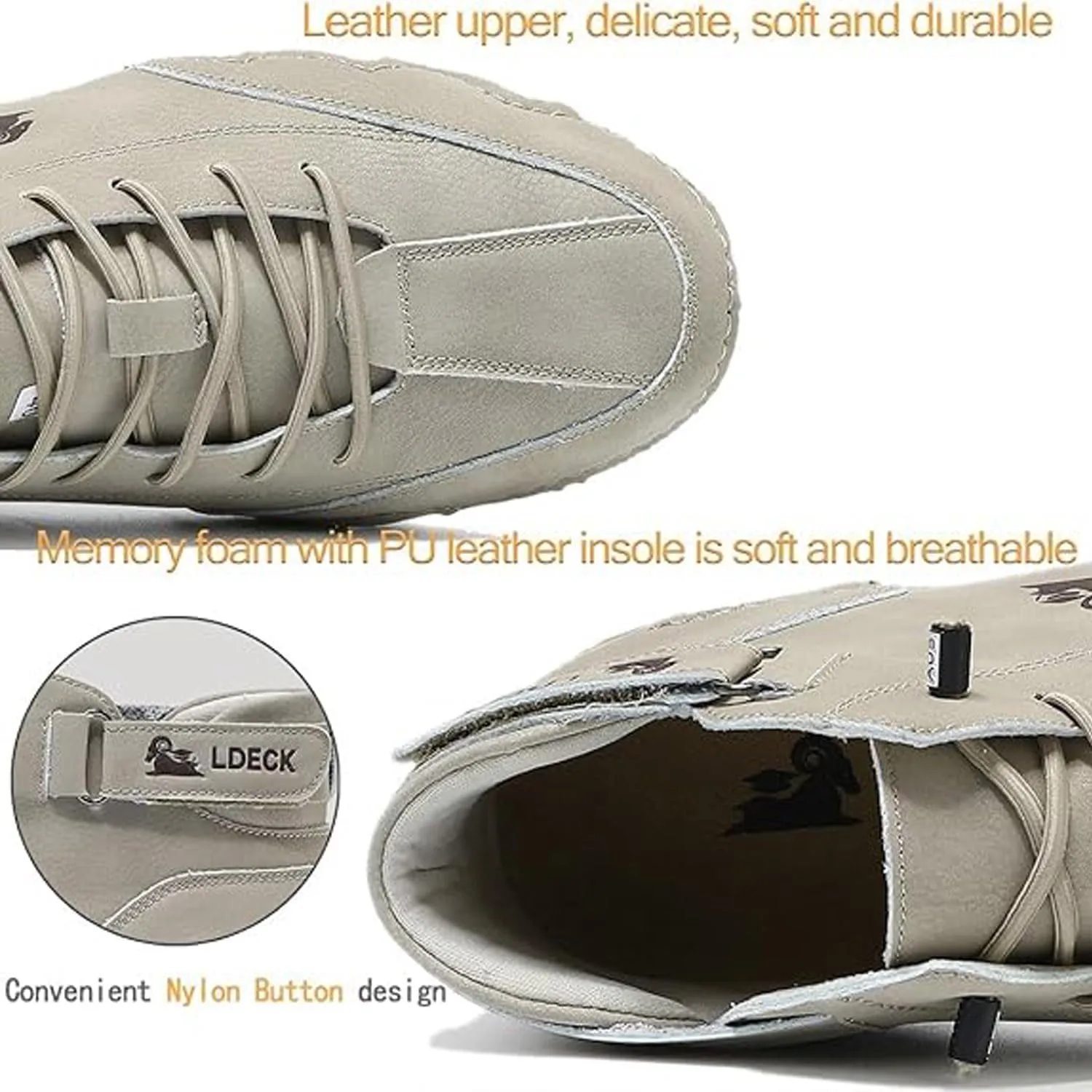 Vogany Orthopedic Sneakers for Women and Men, Waterproof and Breathable Lightweight Outdoor Sneakers, All Season
