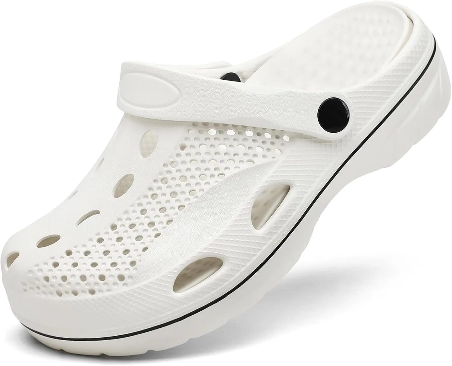 VZQ Women and Men Arch Support Clogs Slip-on Garden Shoes Outdoor Beach Slippers Sandals with Plantar Fasciitis Feet Cushion Insoles