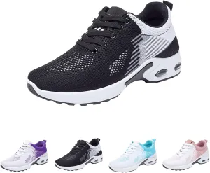 Walking Shoes Women Slip On Air Cushion Running Shoes Lightweight Tennis Mesh Breathable Comfort Fashion Sneakers