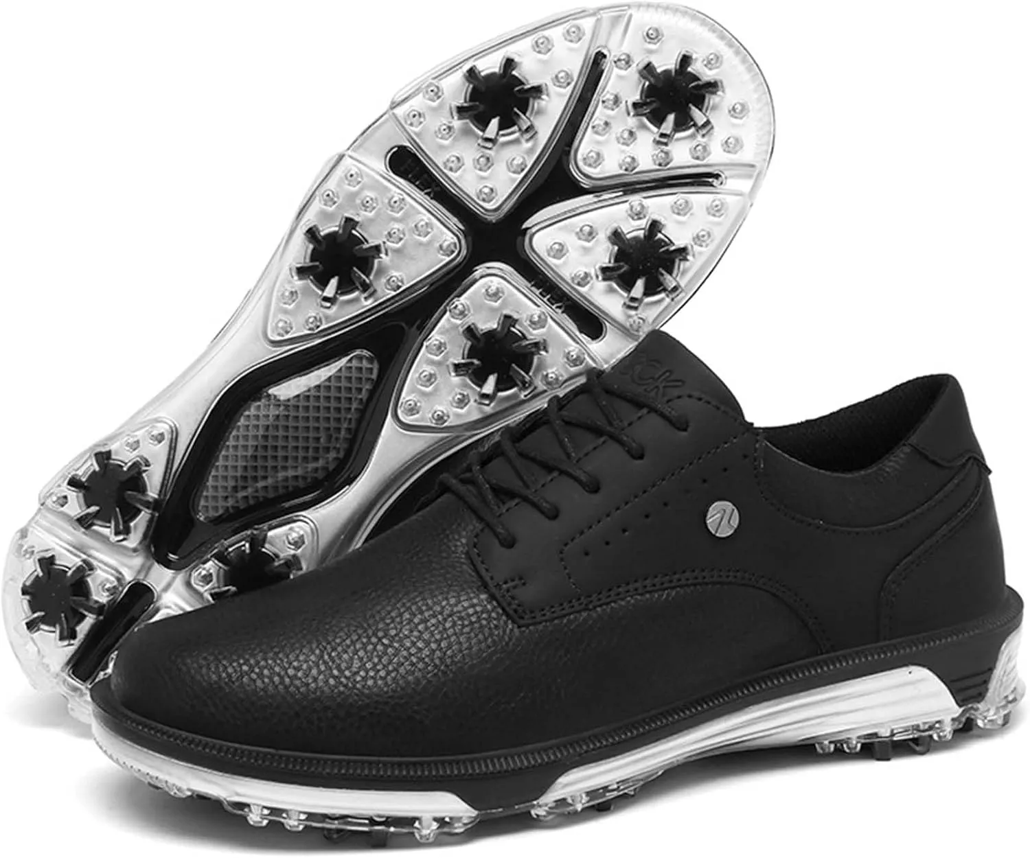 Waterproof Golf Shoes Mens with Spiked Lightweight Outdoor Comfortable Golf Training Sneakers