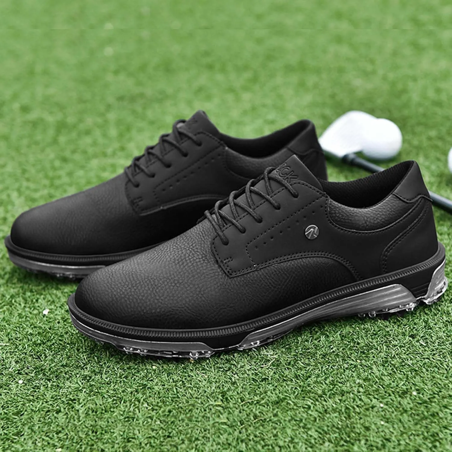 Waterproof Golf Shoes Mens with Spiked Lightweight Outdoor Comfortable Golf Training Sneakers