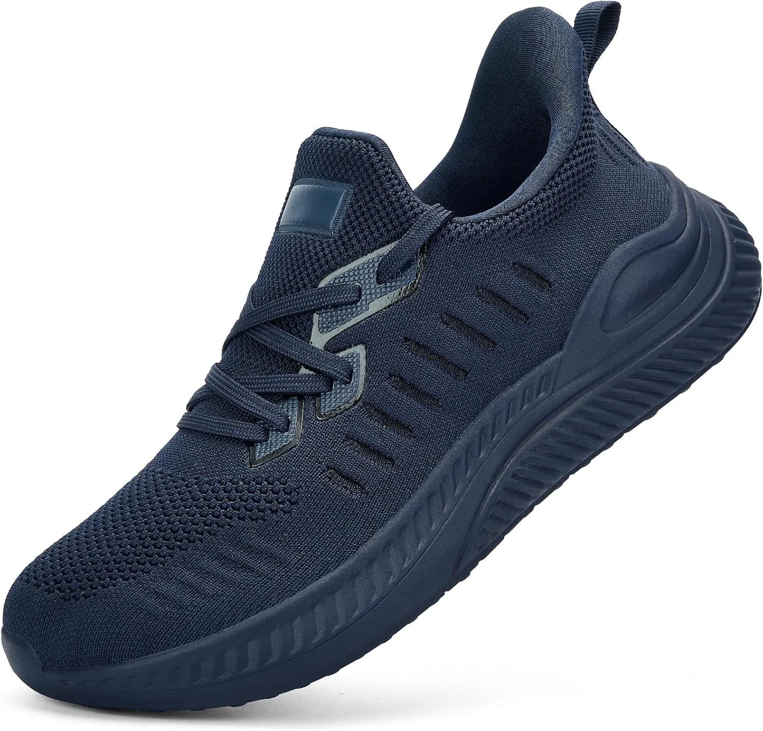 Wide Walking Shoes for Men Slip On Mens Running Shoes Tennis Shoes Lightweight Breathable Walking Sneakers Workout Gym Wide Sneakers