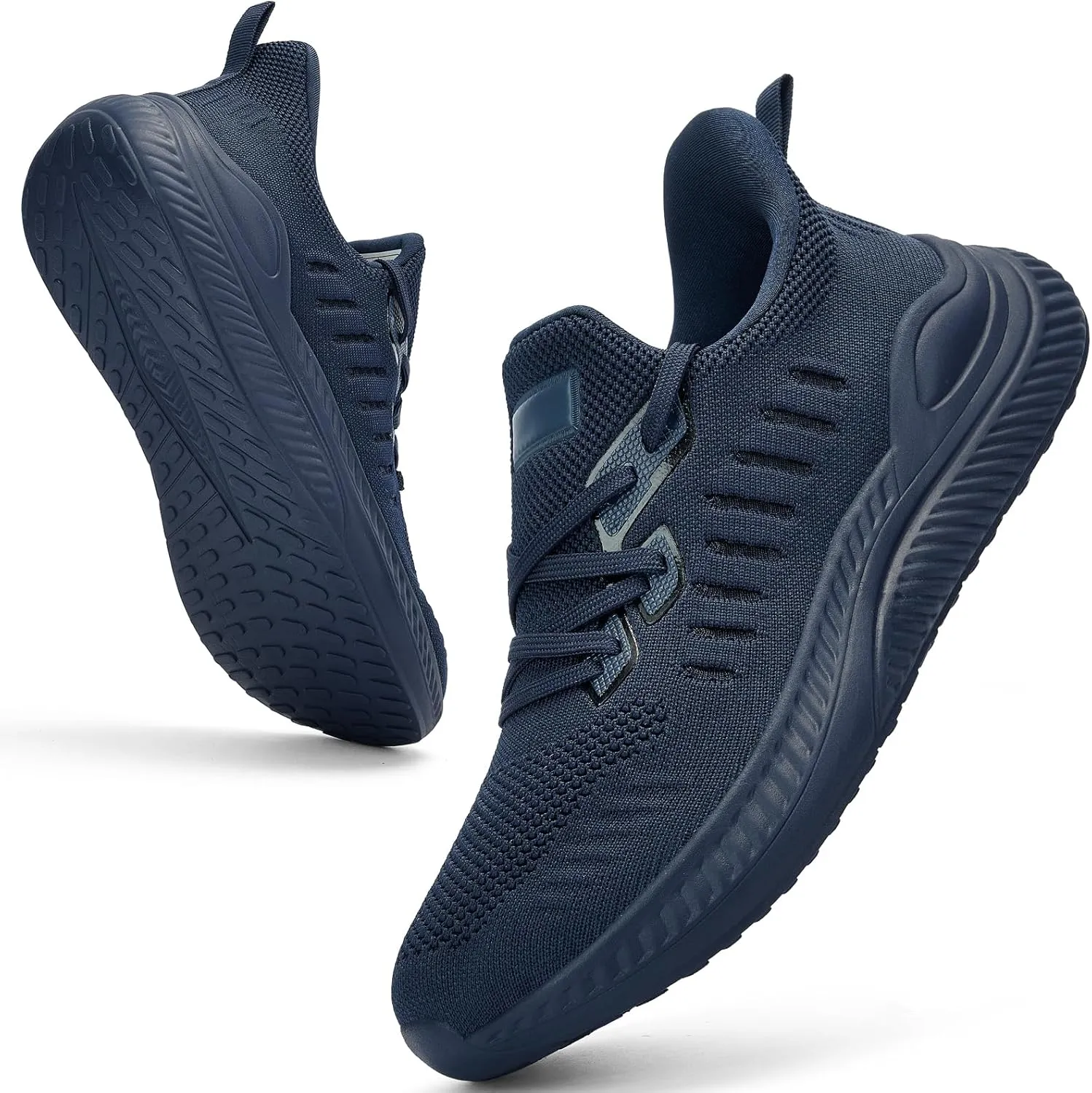 Wide Walking Shoes for Men Slip On Mens Running Shoes Tennis Shoes Lightweight Breathable Walking Sneakers Workout Gym Wide Sneakers