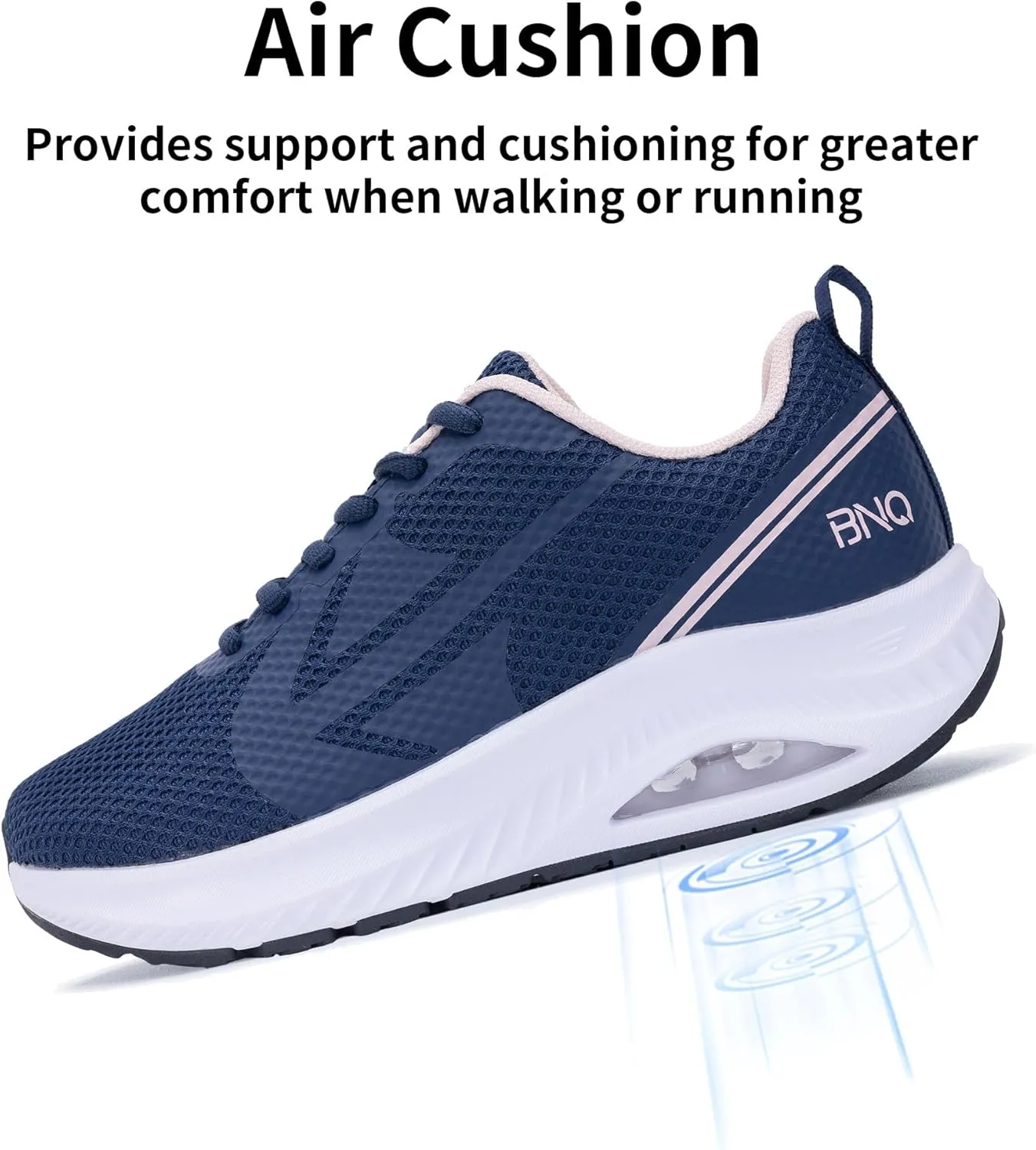 Womens Arch Support Walking Shoes Wide Toe Box Orthotic Sneakers Air Tennis Shoes for Plantar Fasciitis Pain Relief, Size 6-11