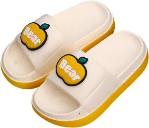 Womens Cute Summer Sandals Slippers Open-Toe Pillow Slides Cushioned Home Beach Indoor Outdoor Shower Shoes