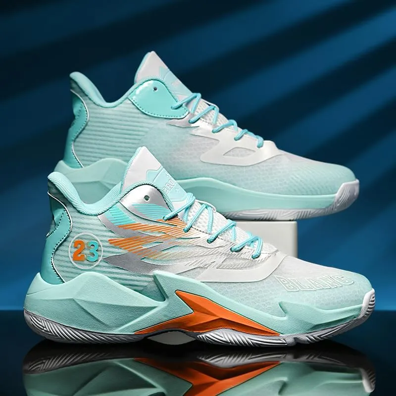 Womens Mens Basketball Shoes High Top Fashion Breathable Sneakers Lace Up Sport Volleyball Outdoor Non Slip Shoe