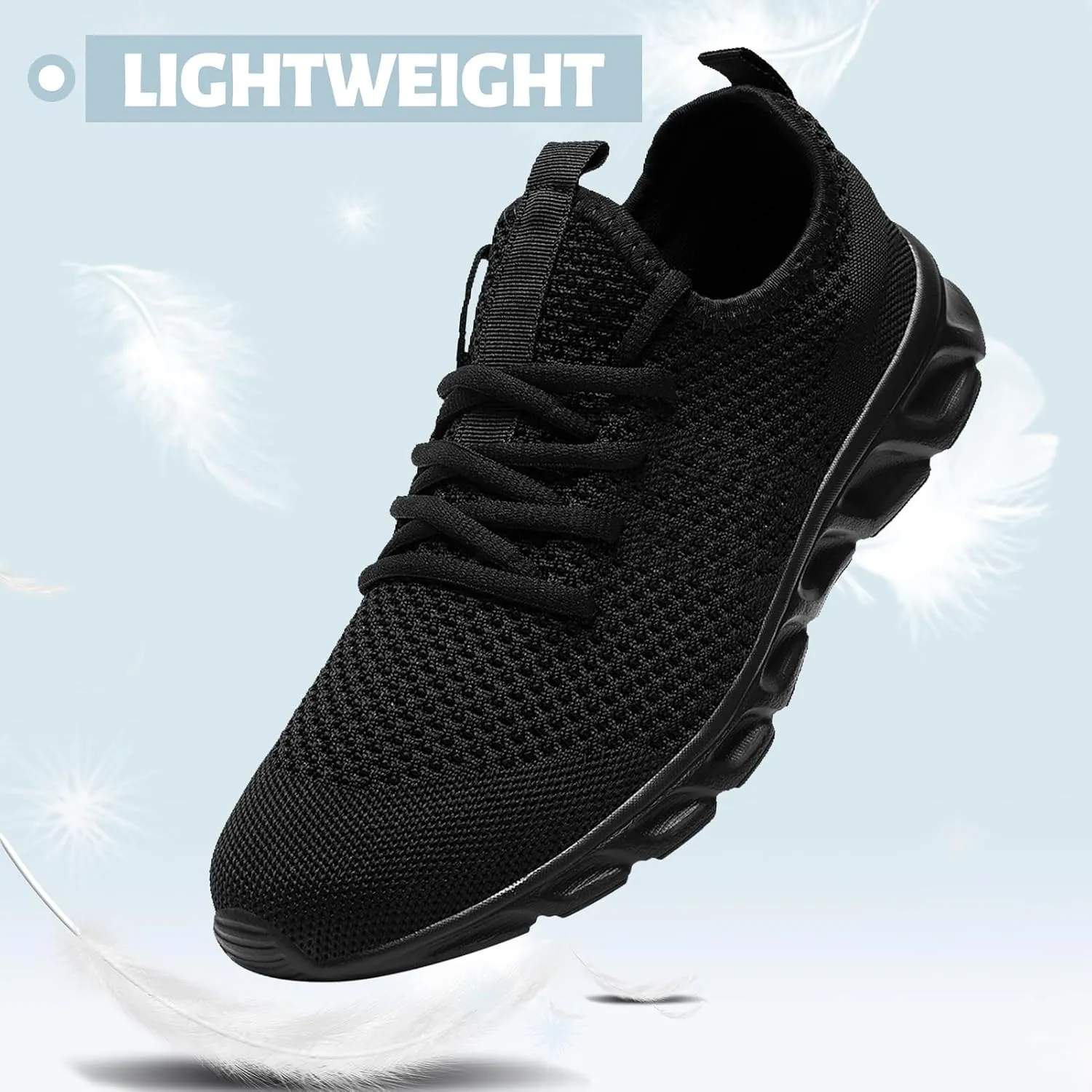 Womens Mens Running Shoes Tennis Sneakers Lightweight Gym Slip on Unisex Shoes Athletic Workout Walking Shoes