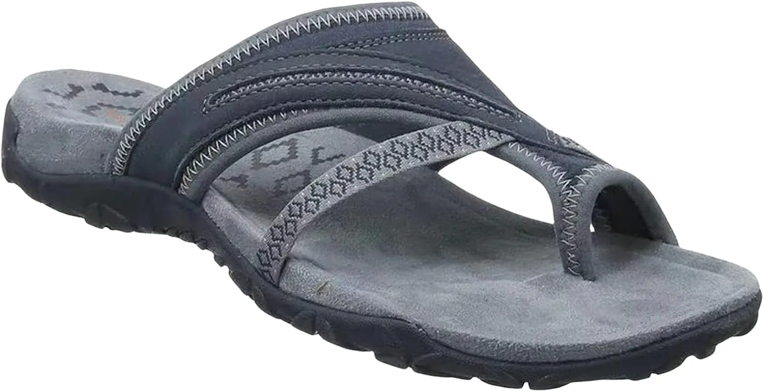 Women's Post Orthopedic Arch Support Sandals with Toe Ring Loop Flip Flops Comfort for Plantar Fasciitis Sandal Comfy Slippers Supportive Toe-Clipped Platform Outside Beach Flip-Flops