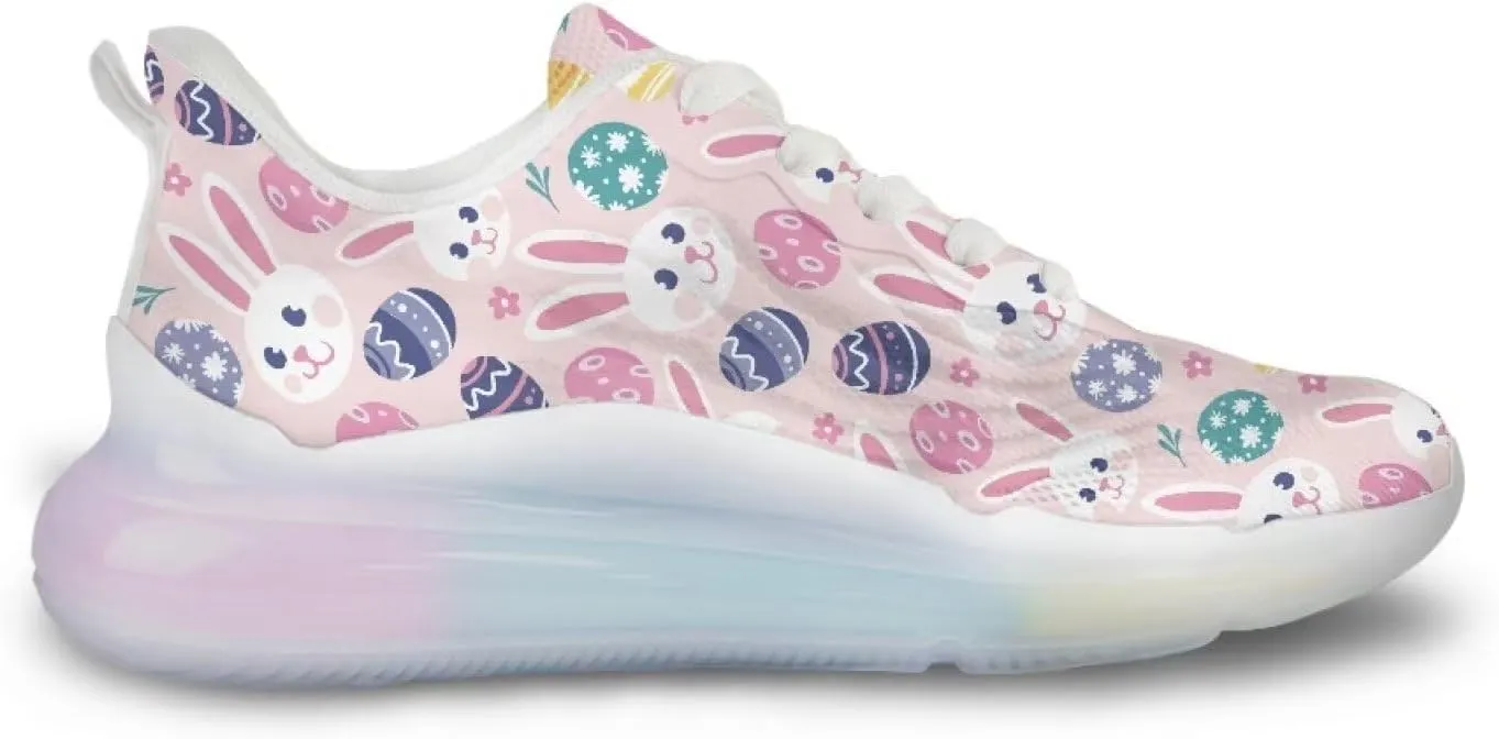 Women's Sneakers Lightweight Air Cushion Shoes Sports Running Tennis Shoes Non Slip Breathable Mesh Athletic Sneakers Walking Shoes US 6-11