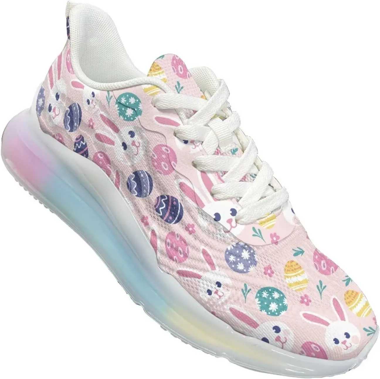 Women's Sneakers Lightweight Air Cushion Shoes Sports Running Tennis Shoes Non Slip Breathable Mesh Athletic Sneakers Walking Shoes US 6-11