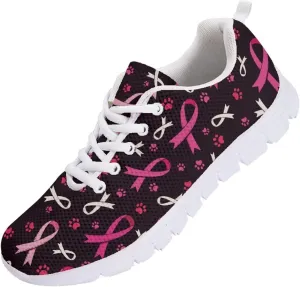 Women's Sneakers Mesh Lace Up Running Shoes Size 5-11 Lightweight Walking Athletic Shoes