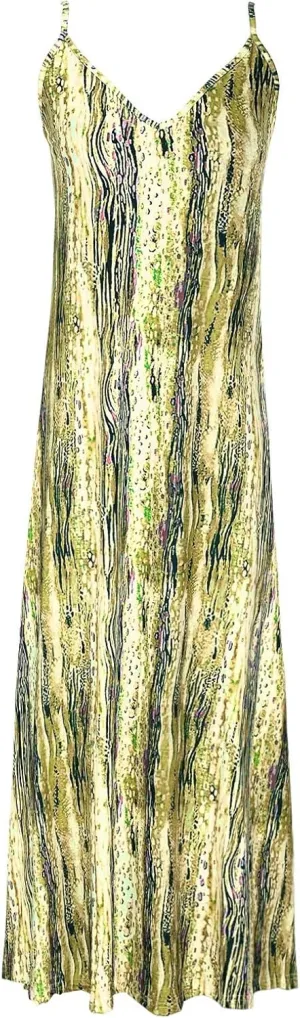 Womens Summer Maxi Dress Casual Boho Floral Spaghetti Strap Beach Coverups Fashion Long Flowy Vacation Sundress