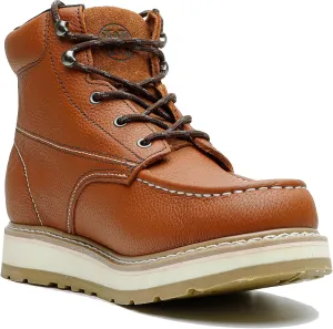 Work Boots for Men - 6" Composite/Soft Toe Mens Work Boots, Non-Slip Water Resistant EH Construction Work Shoes